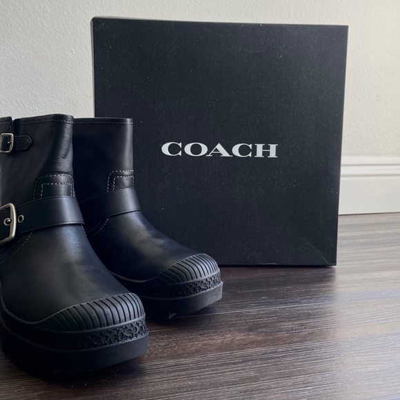 Black Coach Boots - Picture 1 of 6